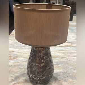 Partylite Amaretto swirl tea light lamp.